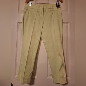New York & Company Womens Pants Slim Leg Crop Crosby Street Pant
